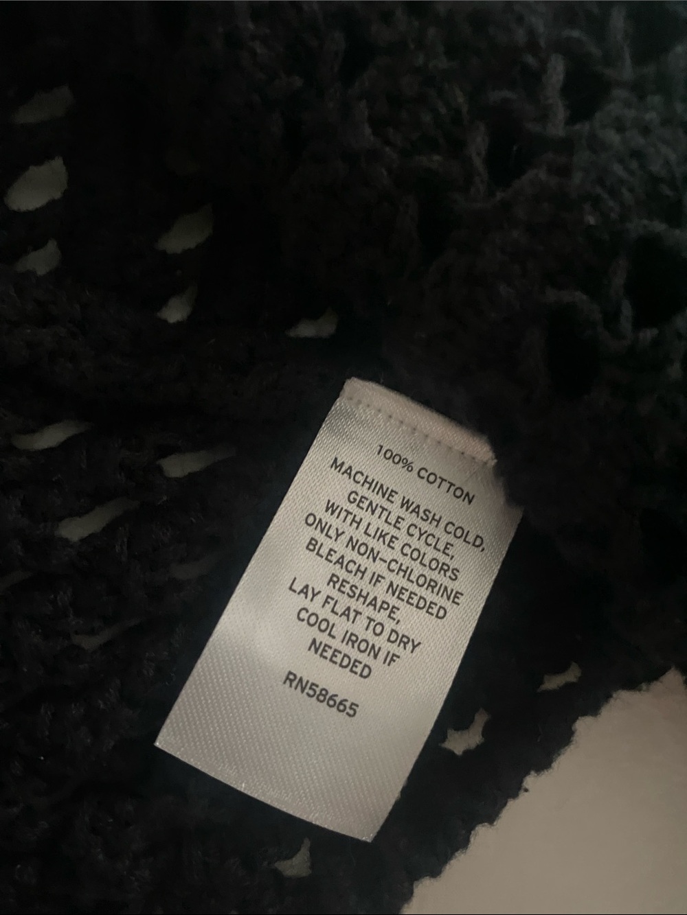 bp Black Openwork Sweater Shrug - Picture 12 of 12